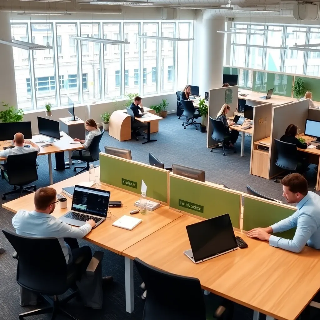 Activiteitgericht werken in een modern Nederlands kantoor