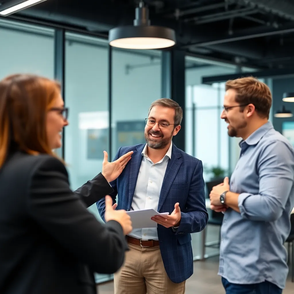 Diverse Nederlandse professionals in vergadering over veranderingsstrategie